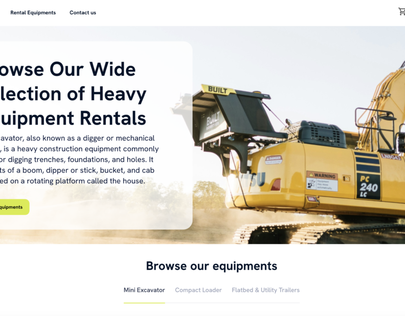 NWA Equipment Rentals | Heavy Equipment Rental Platform